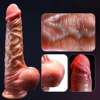 DILDO MED RÖRLIG FÖRHUD